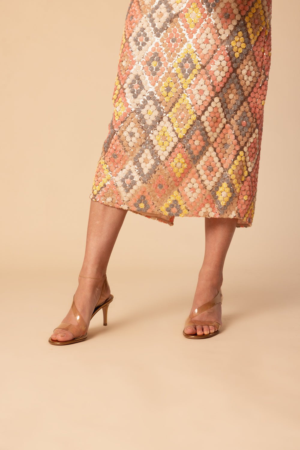 Ladies' high heels - beige