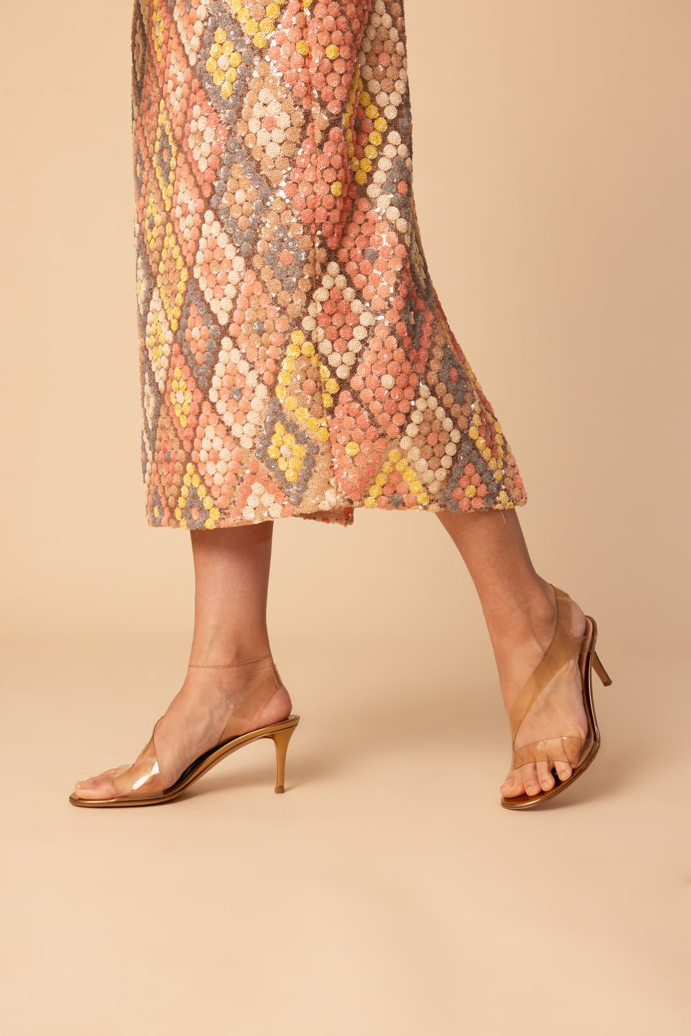 Ladies' high heels - beige