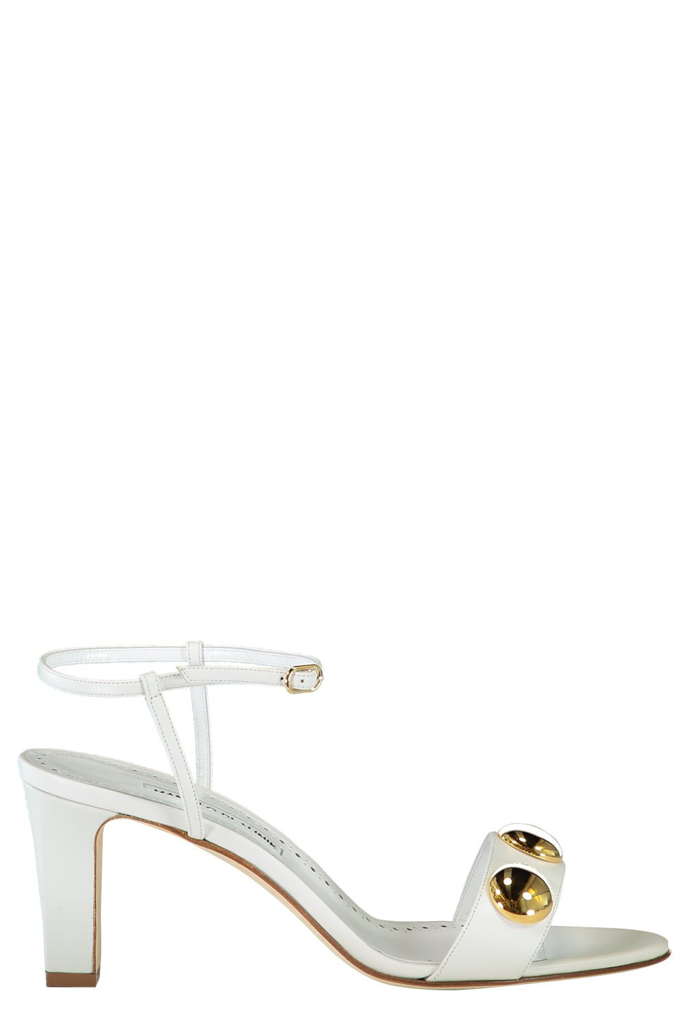Ladies' open-heeled sandals - cream color