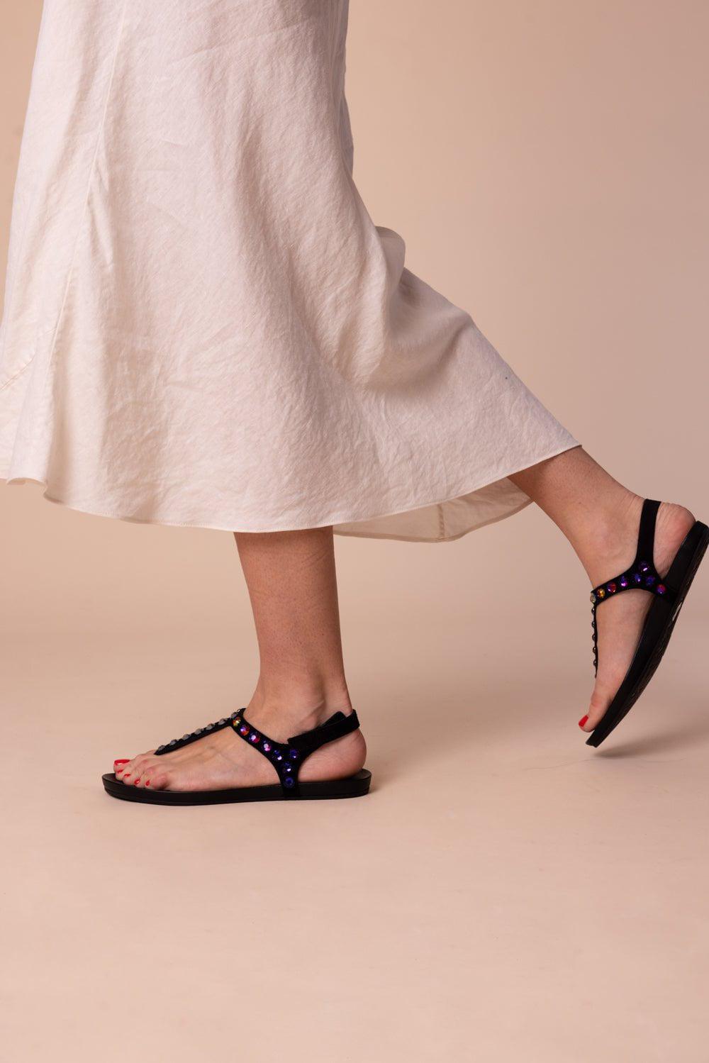 Ladies' sandals - black