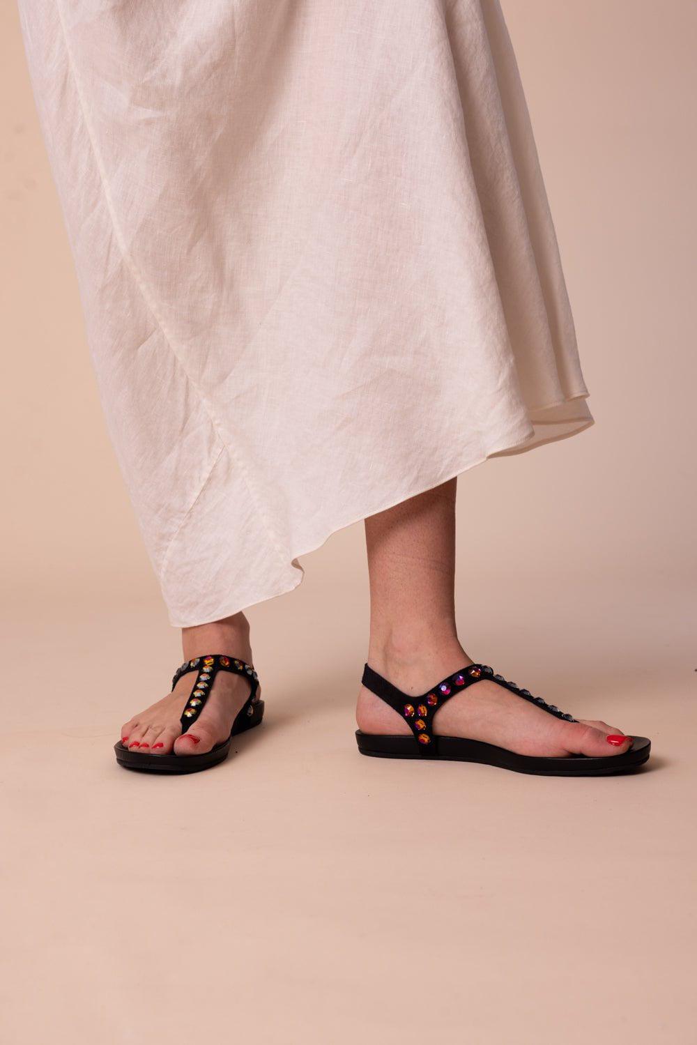 Ladies' sandals - black